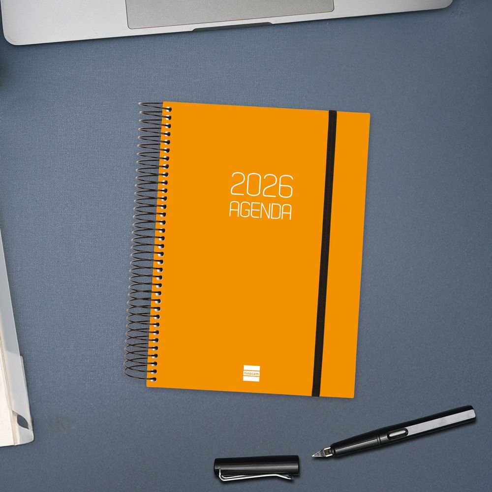 AGENDA ANUAL 2026 OPAQUE E10 DP NARANJA | FINOCAM