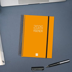 AGENDA ANUAL 2026 OPAQUE E10 DP NARANJA | FINOCAM