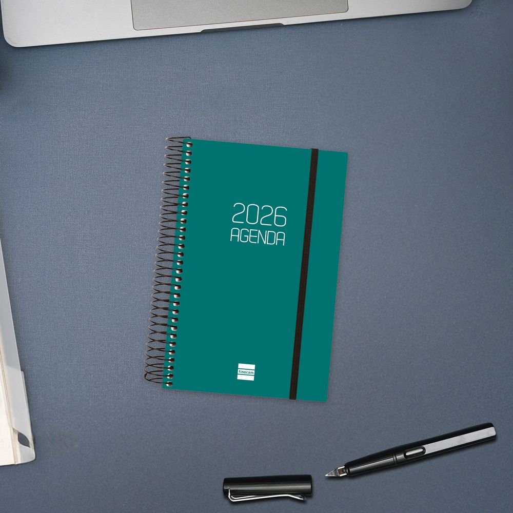 AGENDA ANUAL 2026 OPAQUE E5 DP VERDE | FINOCAM