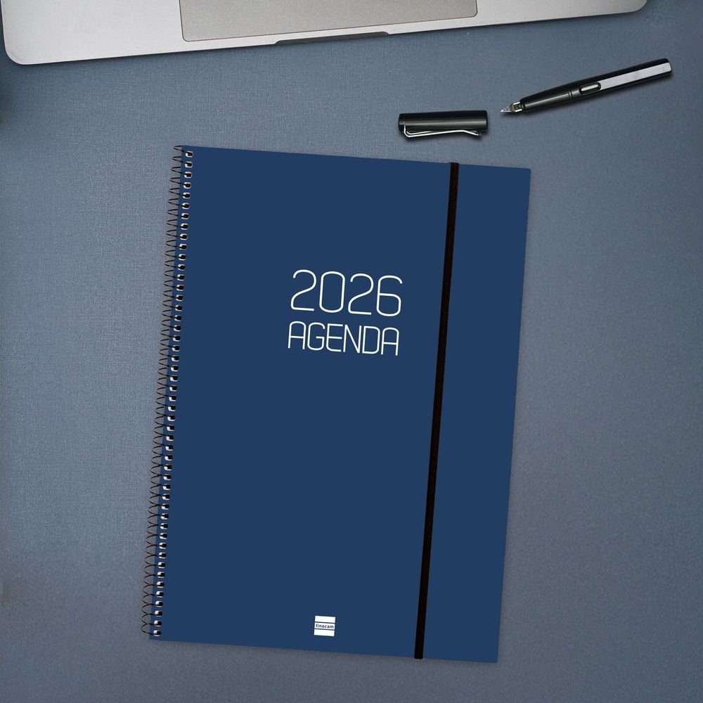 AGENDA ANUAL 2026 OPAQUE E40 SV AZUL | FINOCAM