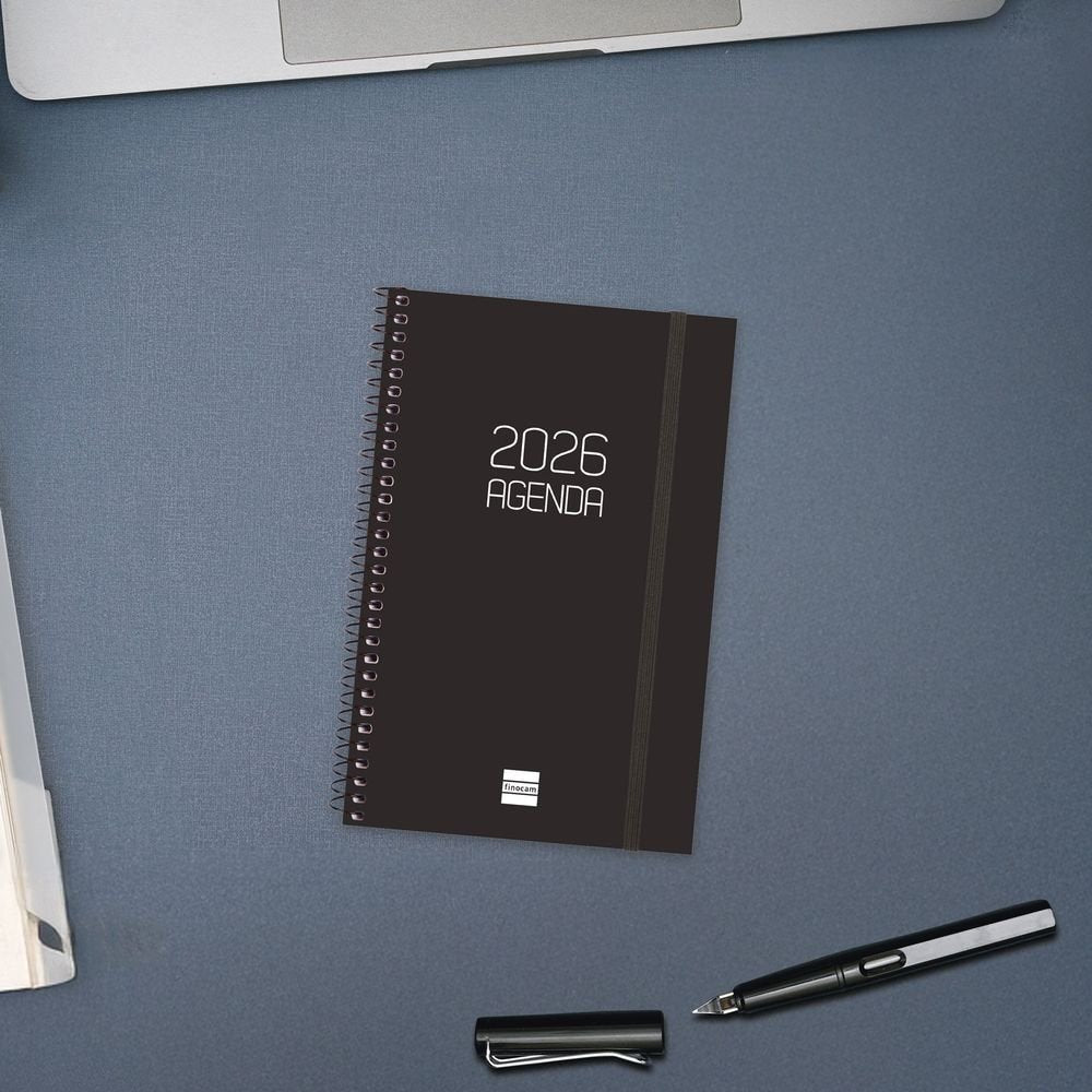 AGENDA ANUAL 2026 OPAQUE E5 SV NEGRO | FINOCAM