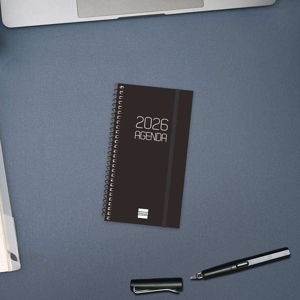 AGENDA ANUAL 2026 OPAQUE E9 SV NEGRO | FINOCAM