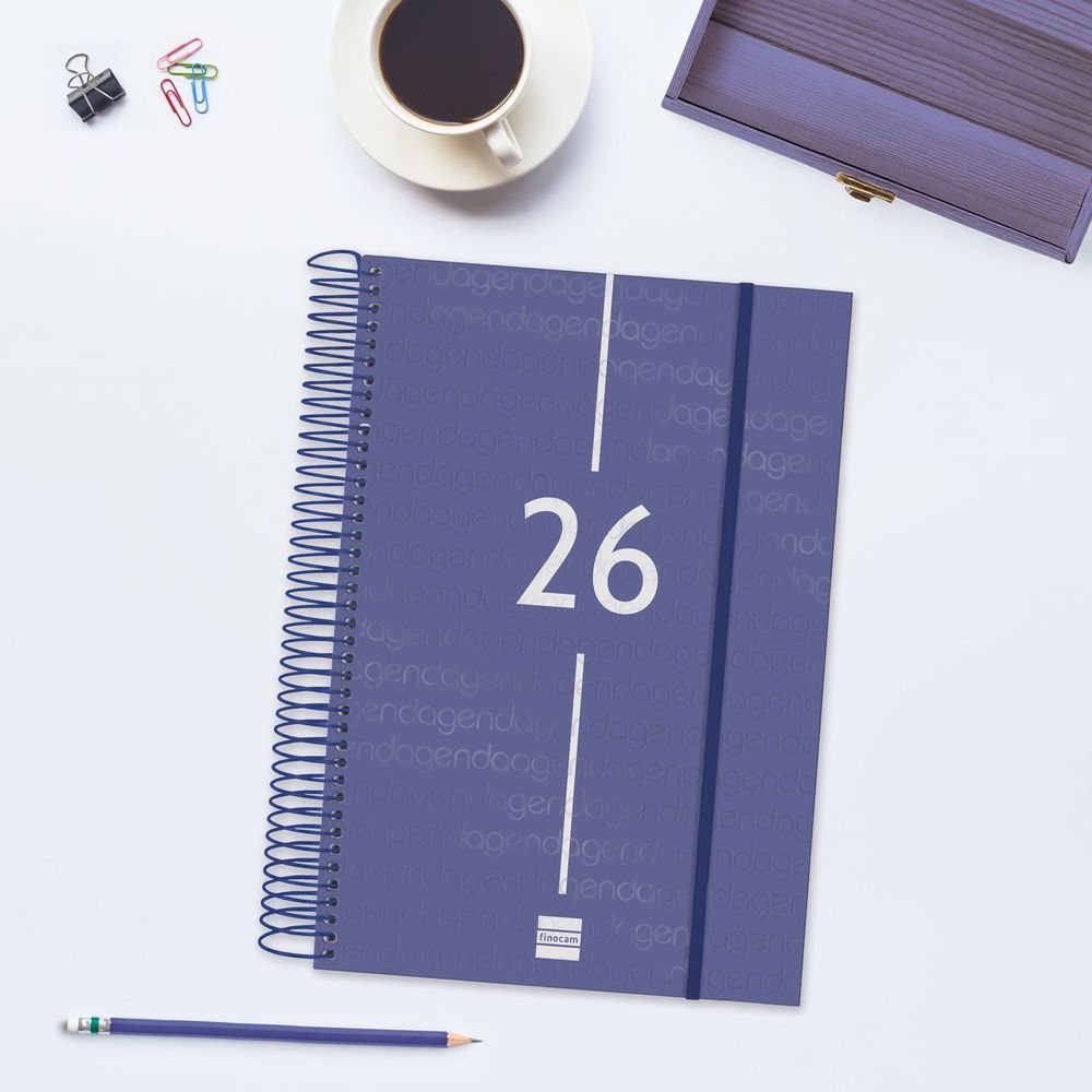 AGENDA ANUAL 2026 YEAR E11 DP AZUL | FINOCAM Imagen principal del producto