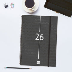 AGENDA ANUAL 2026 YEAR E40 SV NEGRO | FINOCAM