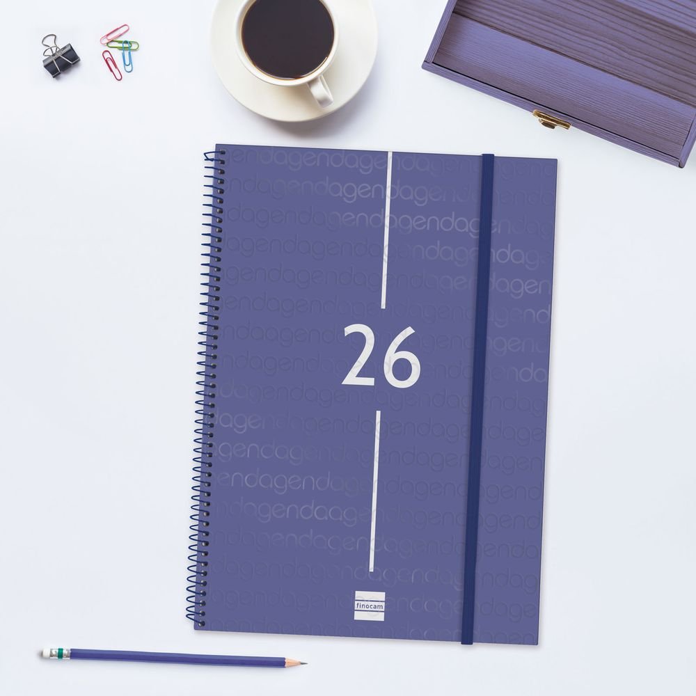 AGENDA ANUAL 2026 YEAR E40 SV AZUL | FINOCAM