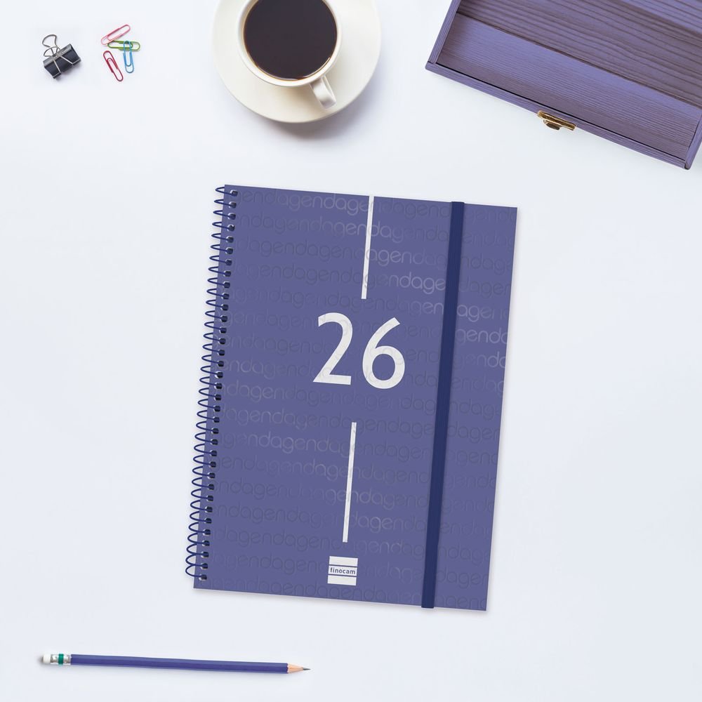 AGENDA ANUAL 2026 YEAR E10 SV AZUL | FINOCAM Imagen principal del producto