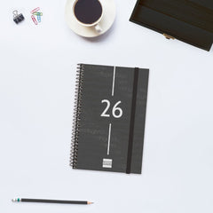 AGENDA ANUAL 2026 YEAR E5 SV NEGRO | FINOCAM