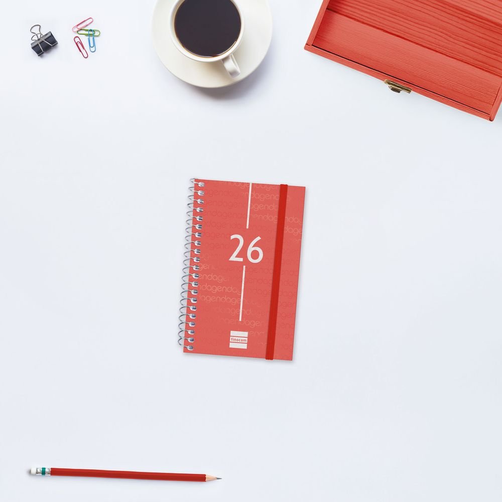 AGENDA ANUAL 2026 YEAR E3 SV ROJO | FINOCAM Imagen principal del producto