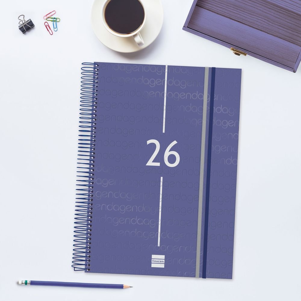 AGENDA ANUAL 2026 YEAR E40 DP AZUL | FINOCAM