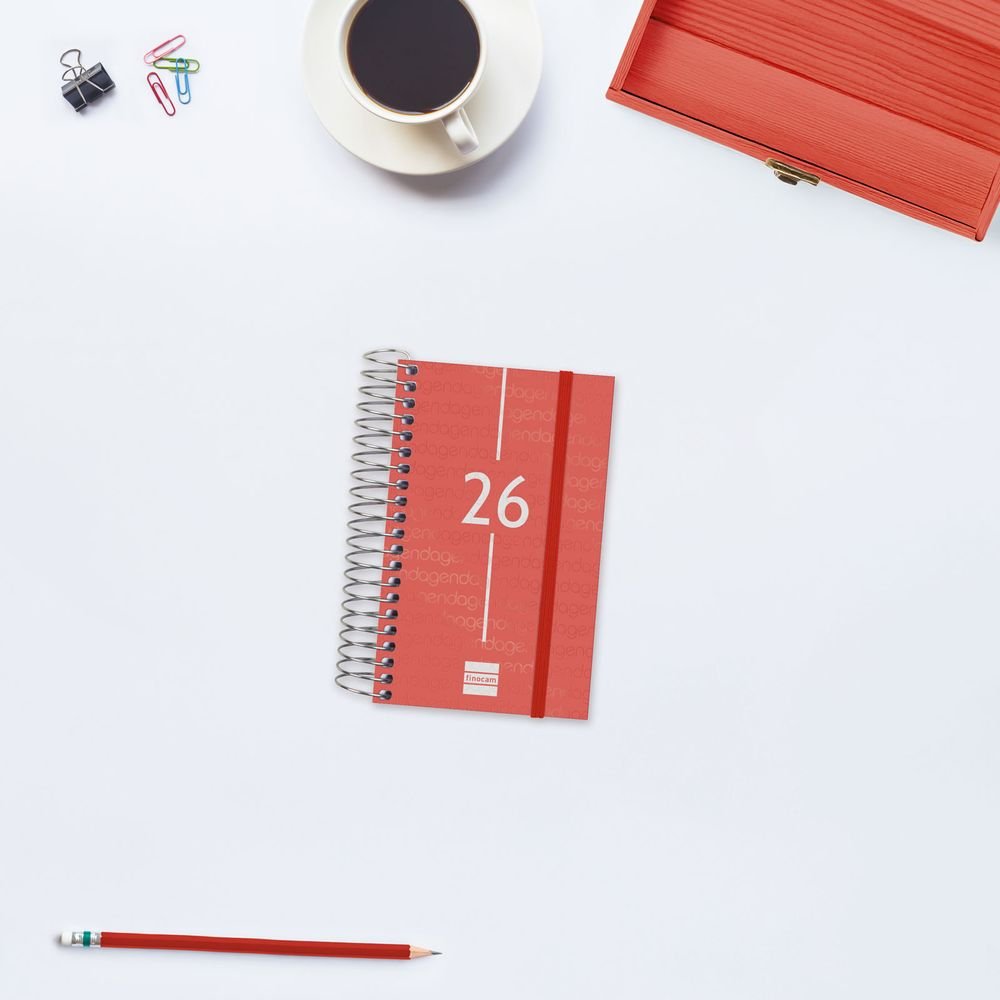 AGENDA ANUAL 2026 YEAR E3 DP ROJO | FINOCAM Imagen principal del producto