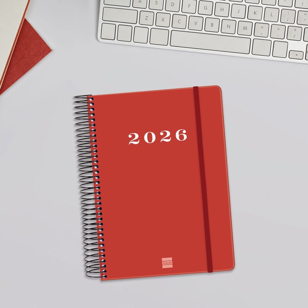 AGENDA ANUAL 2026 MY E10 DP ROJO | FINOCAM Imagen principal del producto