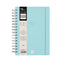 Agenda Anual 16 Meses Haiku E10 Semana Vista Horizontal Azul FINOCAM