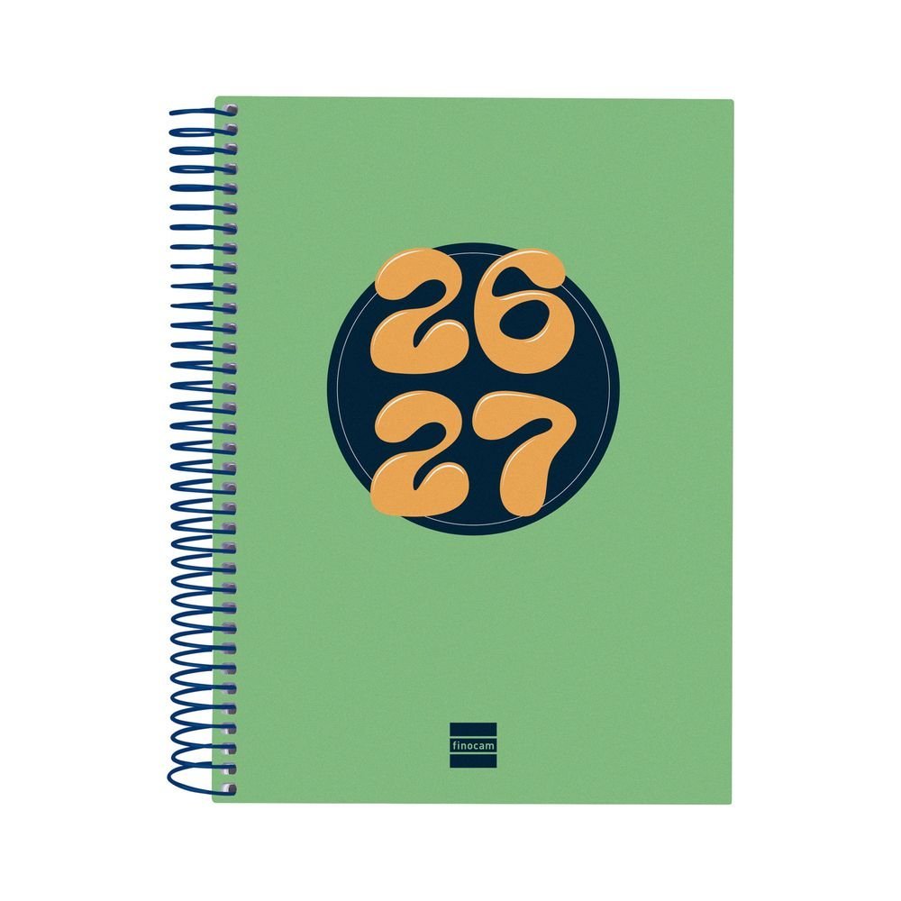 Agenda escolar cool Cuarto DP 26-27 Verde FINOCAM Imagen principal del producto