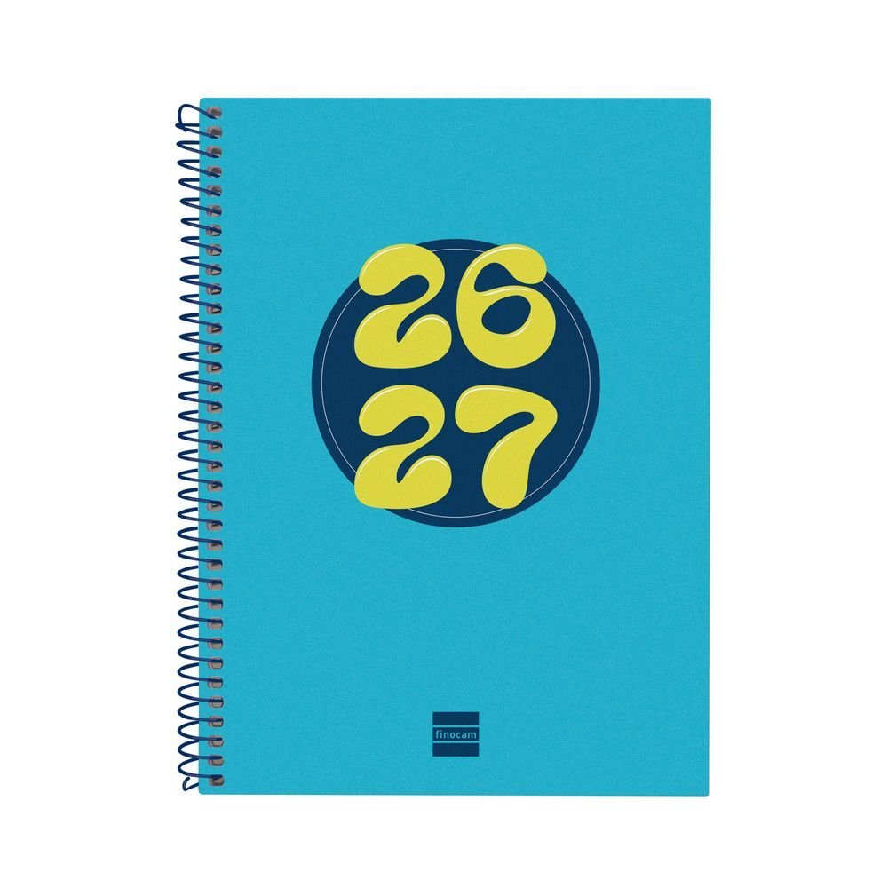 Agenda escolar Cool Cuarto Semana Vista Azul Finocam Imagen principal del producto
