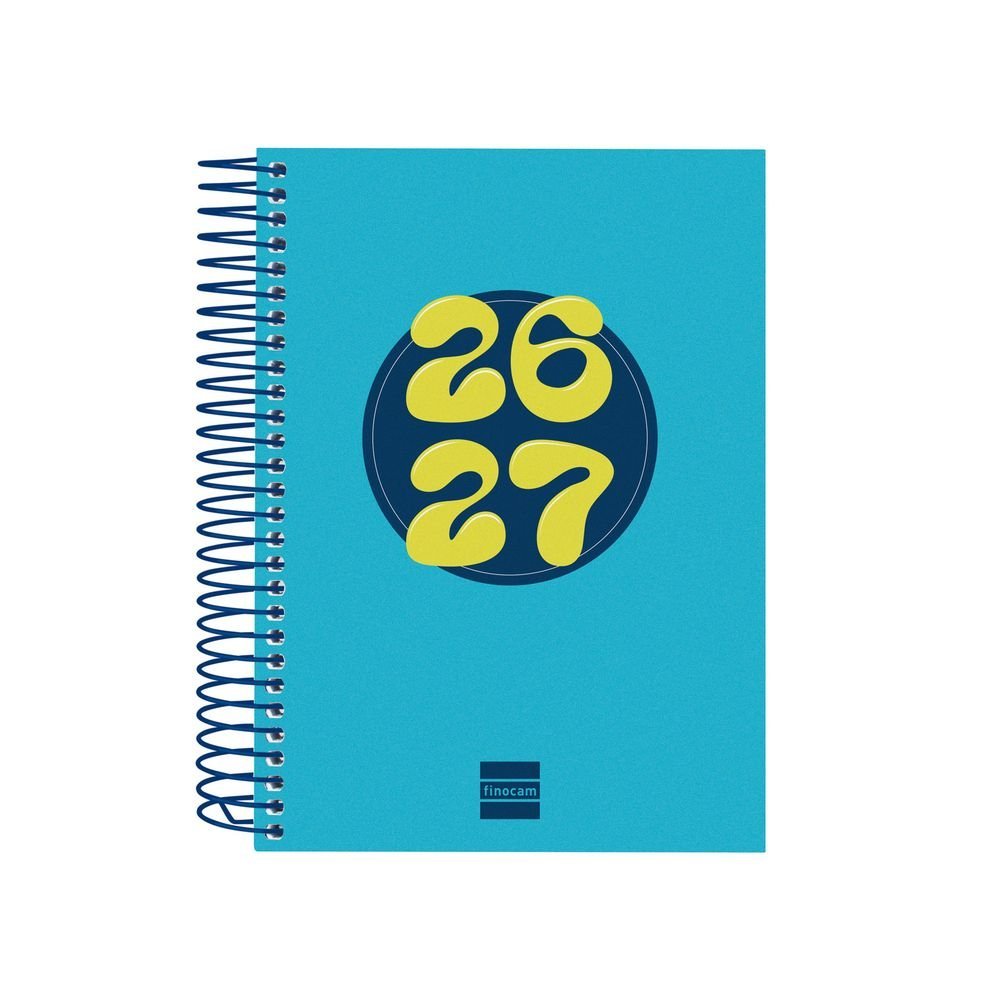 Agenda escolar cool Octavo Dp 26-27 azul FINOCAM Imagen principal del producto