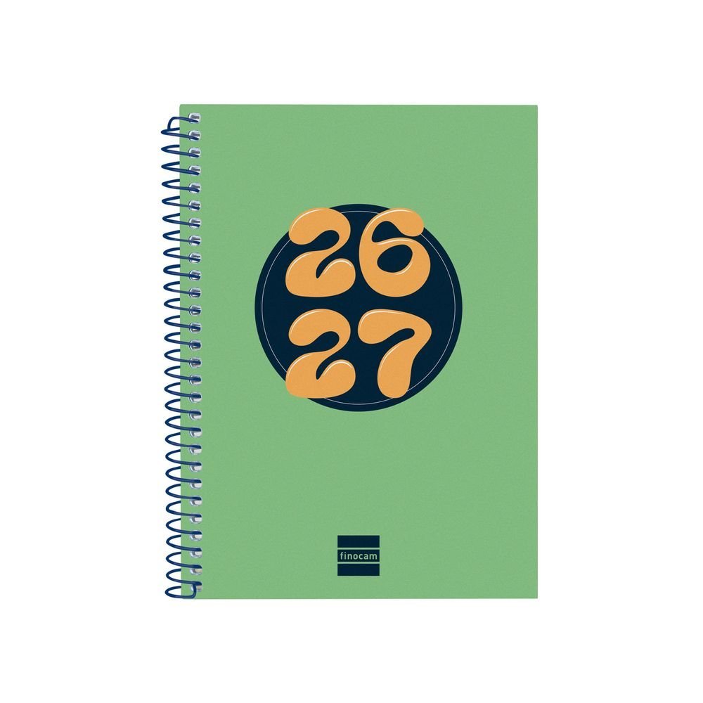 Agenda escolar cool octavo semana vista Hztal 26-27 verde FINOCAM Imagen principal del producto
