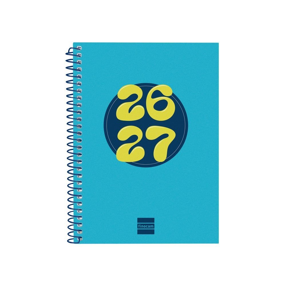 Agenda escolar cool Octavo semana vista azul Finocam Imagen principal del producto