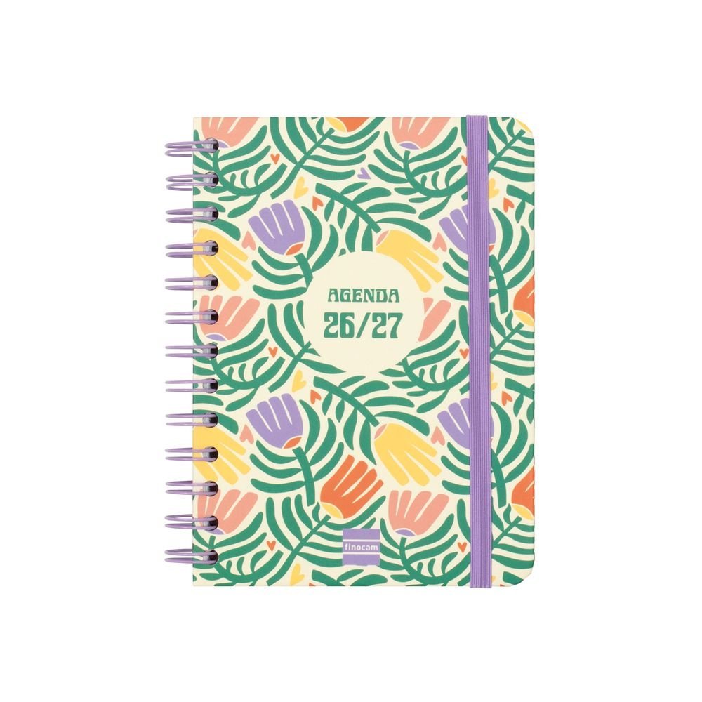 Agenda Escolar Cosmo Cart Octavo Semana Vista Hztal 26-27 Ga Marca Finocam