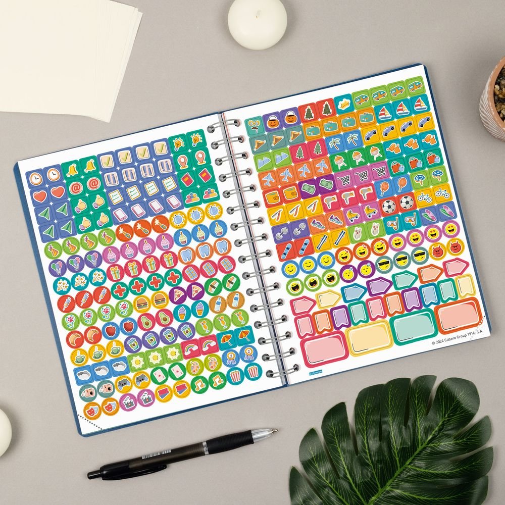Agenda Escolar Cosmo Flex Cuarto Finocam 26-27 Azul