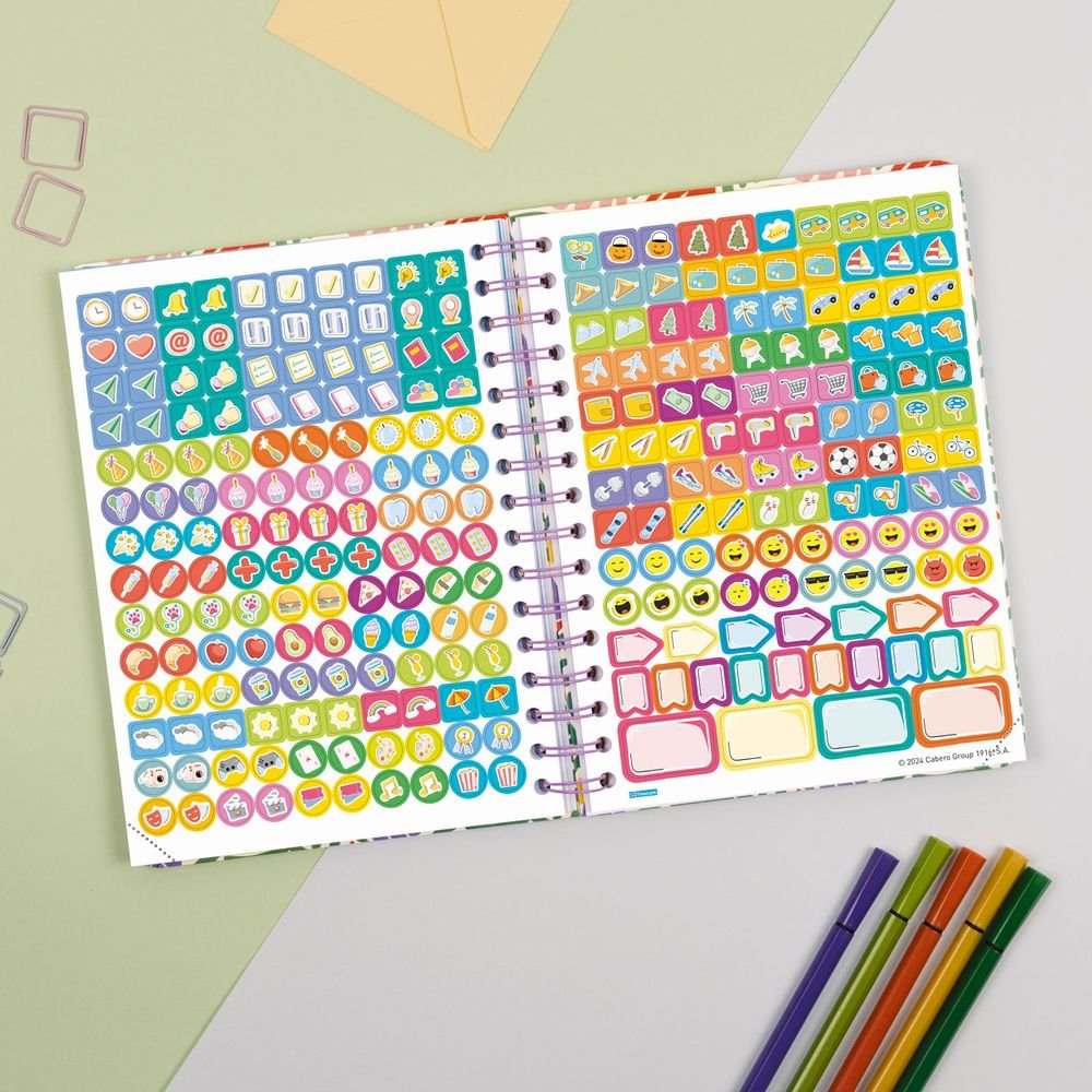 Agenda Escolar Cosmo Cart Cuarto DP 26-27 Garden Finocam