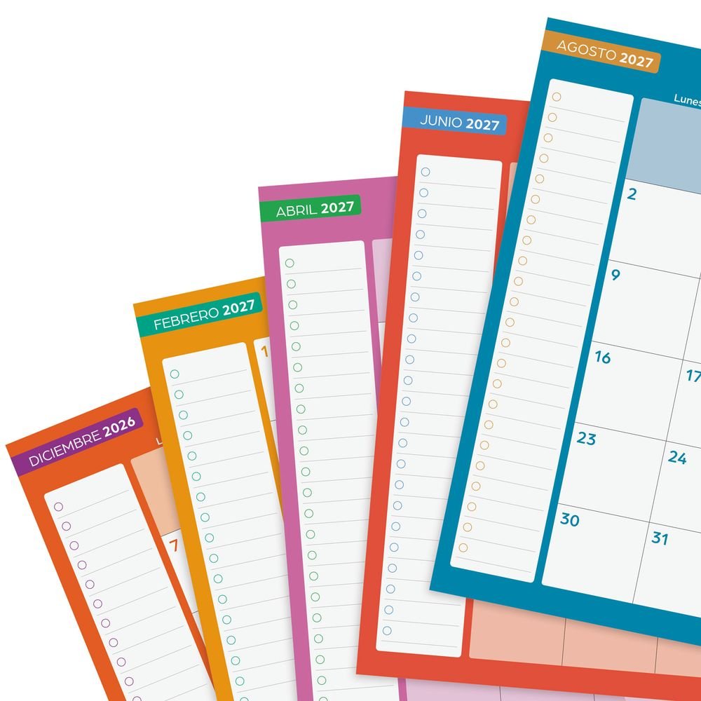 Agenda Escolar Cosmo Cart Cuarto DP 26-27 Garden Finocam