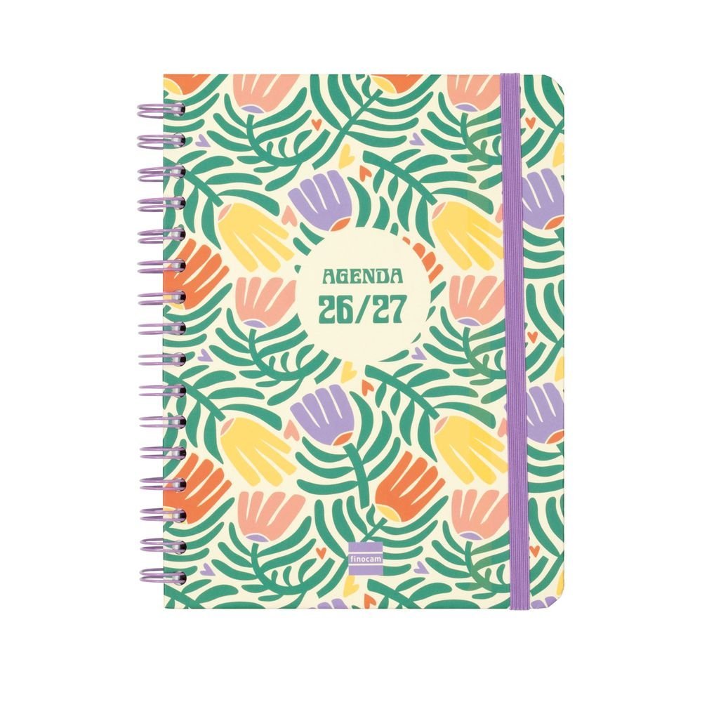 Agenda escolar Cosmo Cart Cuarto Semana Vista Hztal 26-27 Ga FINOCAM