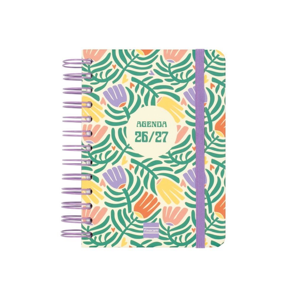 Agenda escolar 26-27 8º Dp Cosmo Garden Espiral Finocam Imagen principal del producto