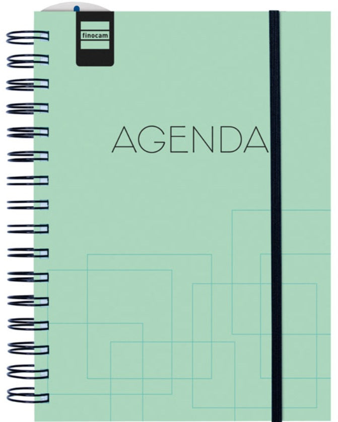 Agenda escolar 26-27 4º Svv Institut Turquesa Espiral Finocam Imagen principal del producto
