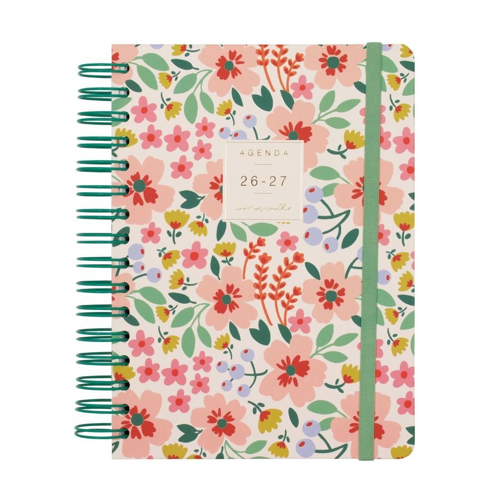 Agenda Escolar Moniquilla E10 Dp 26-27 Verde Finocam