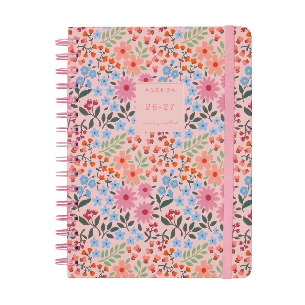Agenda escolar Moniquilla E10 Semana Vista Rosa Finocam Imagen principal del producto