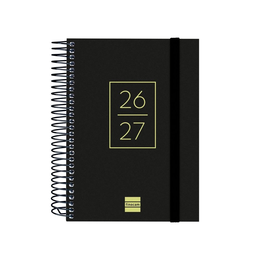 Agenda escolar secundaria Octavo DP 26-27 negro FINOCAM