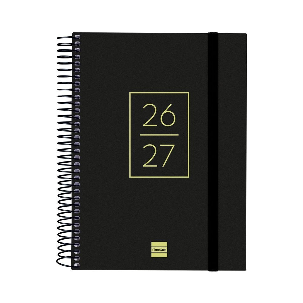 Agenda escolar secundaria Cuarto Dp 26-27 negro Finocam Imagen principal del producto
