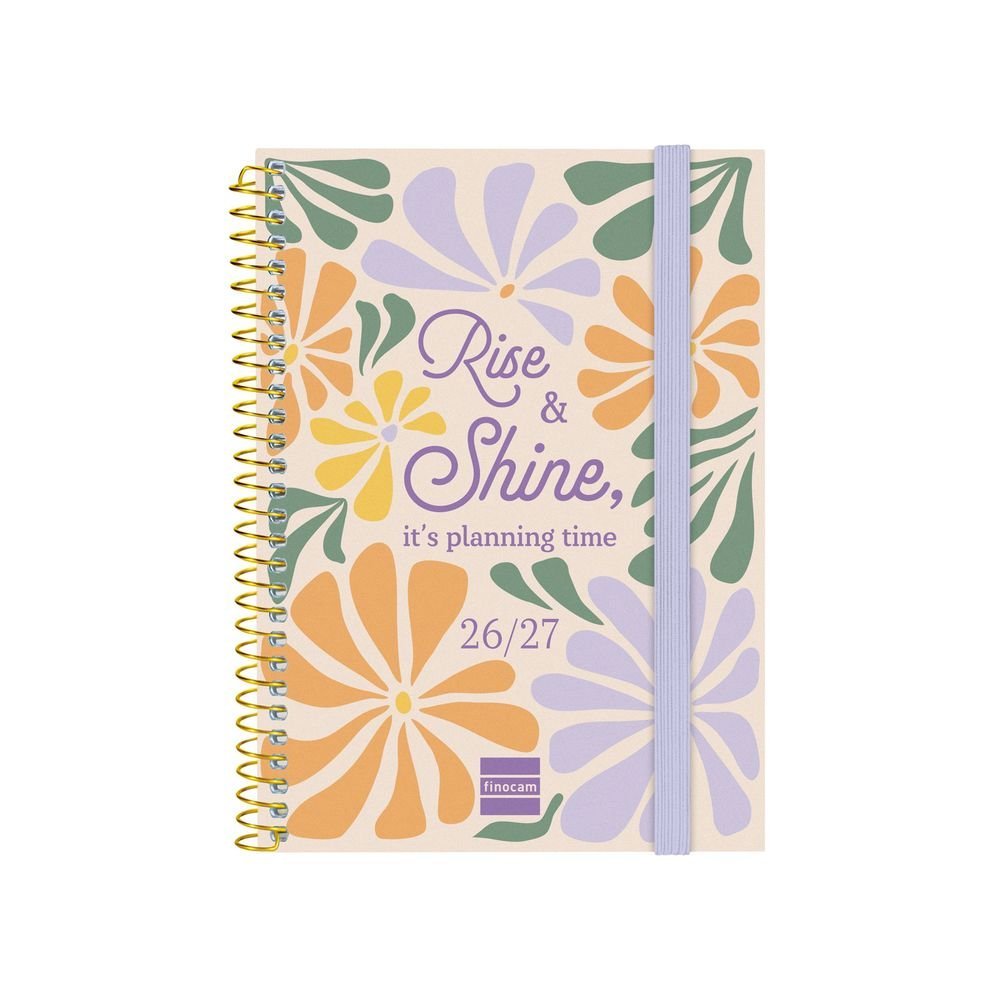 Agenda escolar secundaria Octavo semana vista Hztal 26-27 Shine Finocam