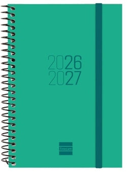 Agenda escolar 26-27 Espir Verde Finocam para estudiantes y adultos Imagen principal del producto