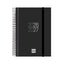 Agenda escolar espiral E8 Dp 26-27 negro Finocam