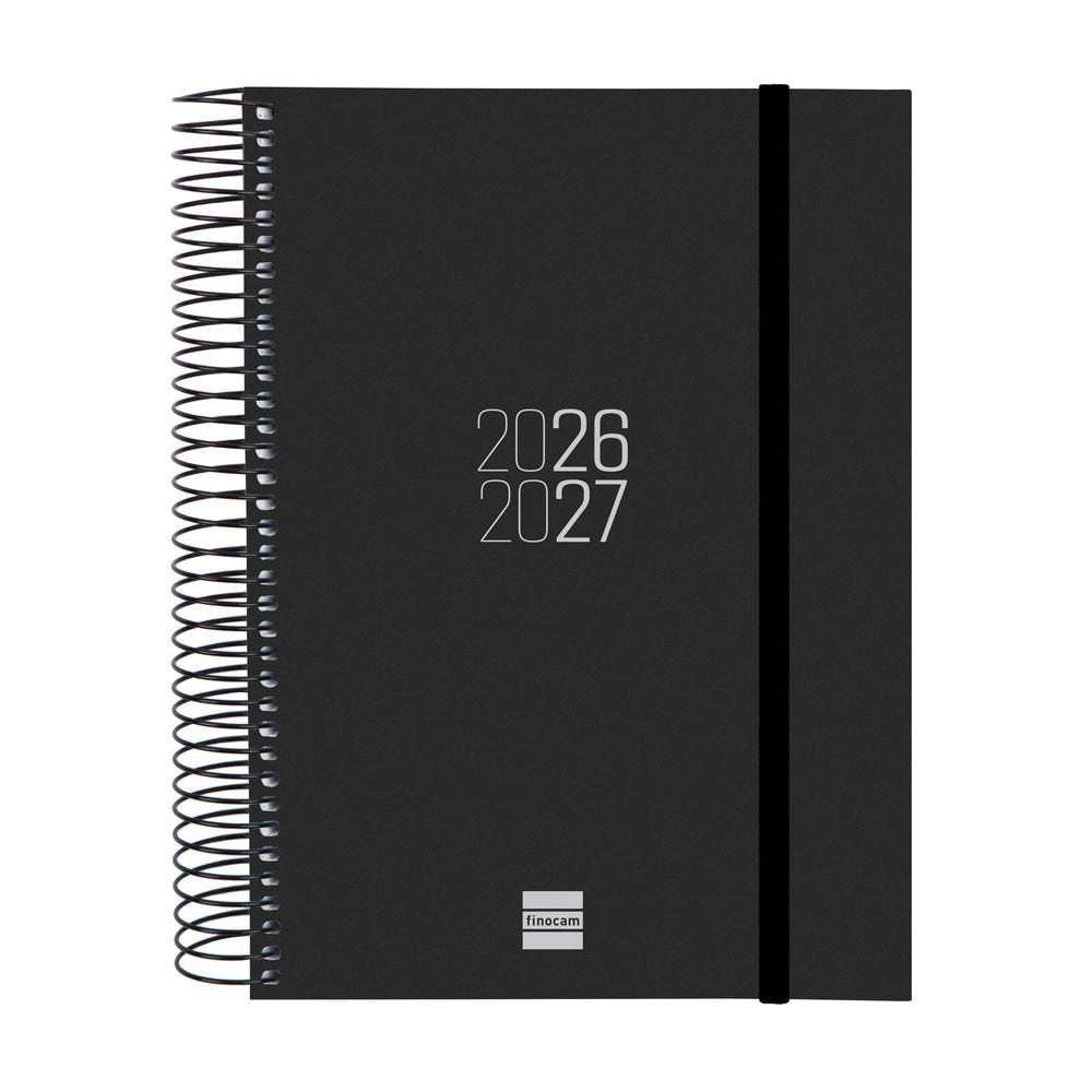 Agenda escolar espiral E10 Dp 26-27 negro FINOCAM Imagen principal del producto