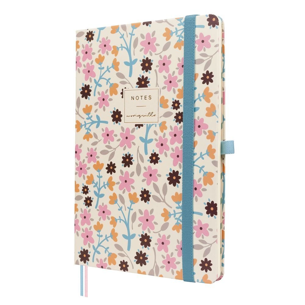 Cuaderno Moniquilla Tapa Dura A5 Liso Azul CABERO Escolar Imagen principal del producto