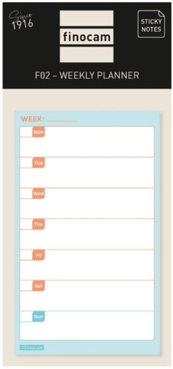 Planificador semanal finocam Sticky Planner para organización