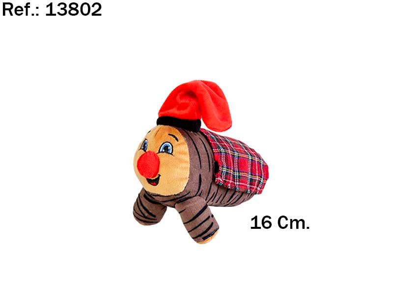 PELUCHE TRONCO CAGA TIO 16CM | PELUCHES ARTESANIA BEATRIZ | 1 UNIDAD | 8423143138027