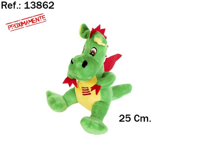 PELUCHE DRAGON BRU 25 CM | PELUCHES ARTESANIA BEATRIZ | 1 UNIDAD | 8423143138621
