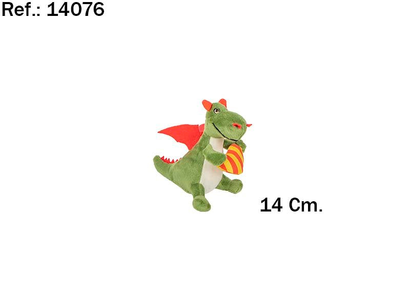 Peluche Dragón Corazón 14 cm PELUCHES ARTESANIA BEATRIZ Imagen principal del producto