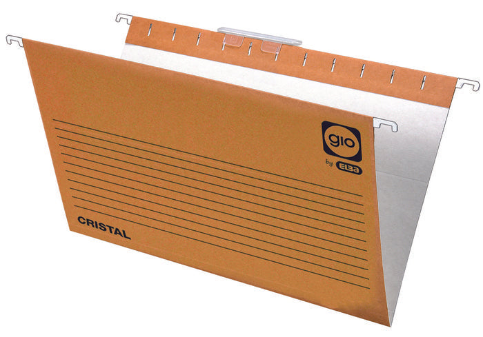 CARPETA COLGANTE FOLIO PROLONGADO KRAFT GIO | 25 UNIDADES | (GIO)