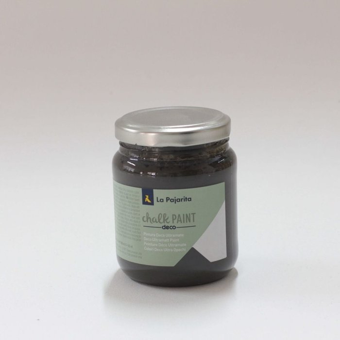 Pintura Pajarita Chalk Paint Casi Negro 175 ml Marca PINTURAS LA PAJARITA Imagen principal del producto