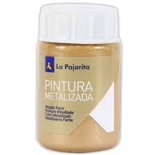 Pintura Pajarita Metalizada 35 ml Oro Ducado La Pajarita Imagen principal del producto