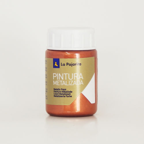Pintura Pajarita Metalizada Cobre 35 ml Marca La Pajarita