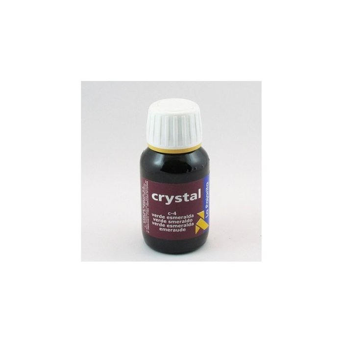 Pintura Cristal Verde Esmeralda La Pajarita 50 ml