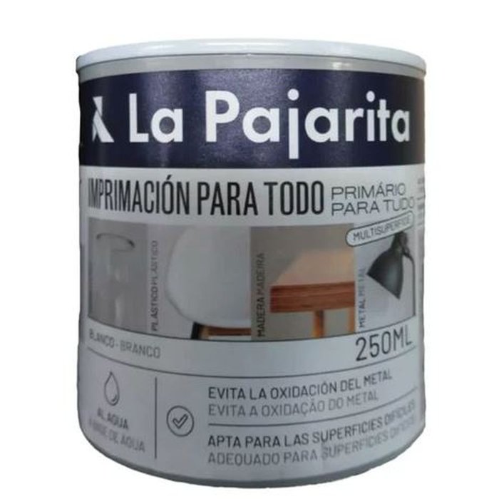 Pintura Imprimación para Todo Blanco 250 ml PINTURAS LA PAJARITA