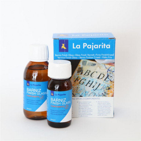 Kit Pajarita Resina Epoxy Finish Glass 180 ml CARLOS GROLLO S.A.