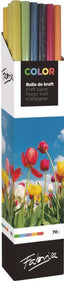 Papel kraft surtido Fabrisа 1x3 m para manualidades y embalajes