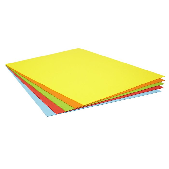 CARTULINA 180G 50X65 25H SURTIDO FUERTE | 25 UNIDADES | (FABRISA)